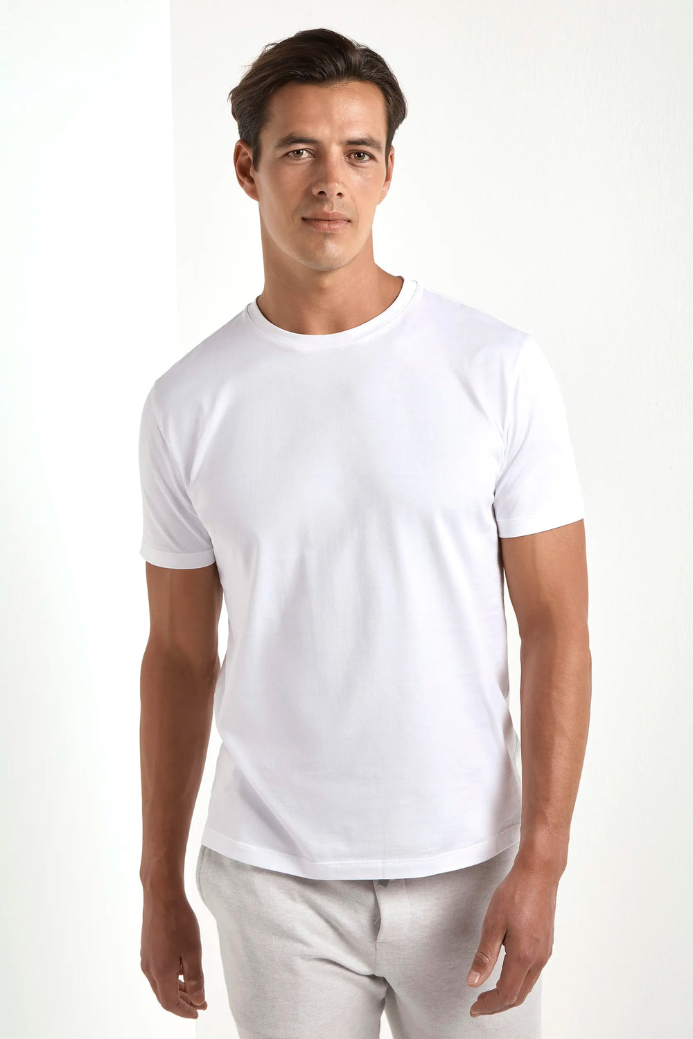 White jersey t-shirt - Made in Italy